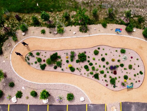 Firewise Garden From Above