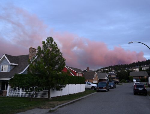 Kamloops,,Canada,-,July,22,,2023:,Smoke,From,A,Wildfire